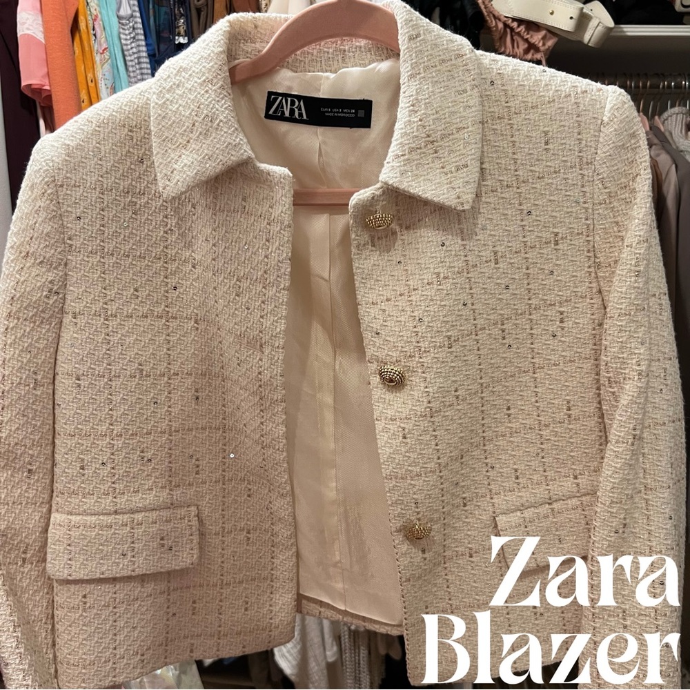 ZARA TWEED BLAZER / Offers Encouraged